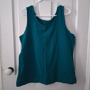 L.L. Bean Teal Tank Top